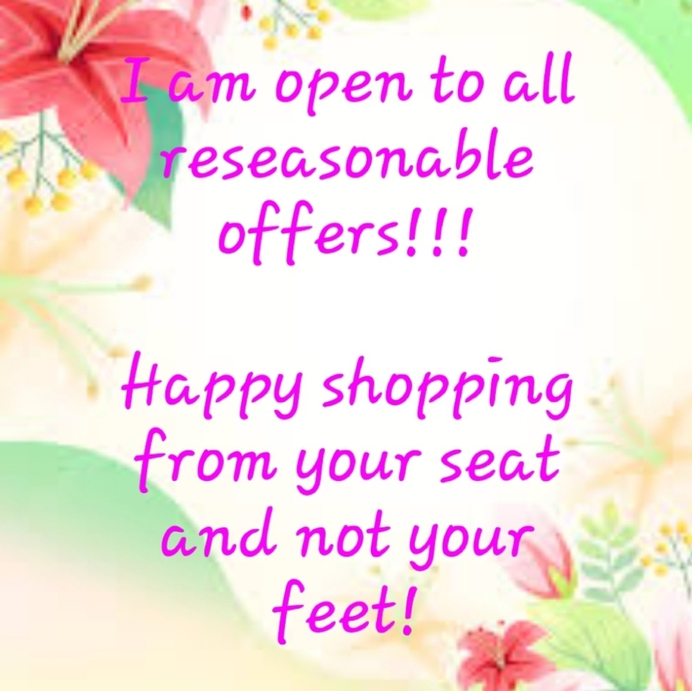 All reseasonable offers excepted